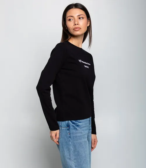 Лонгслив #КТ8923 (3), чёрный