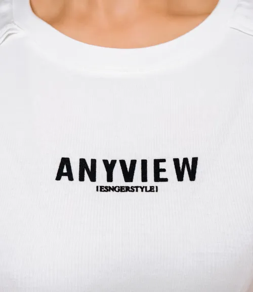 Лонгслив #КТ9072, белый