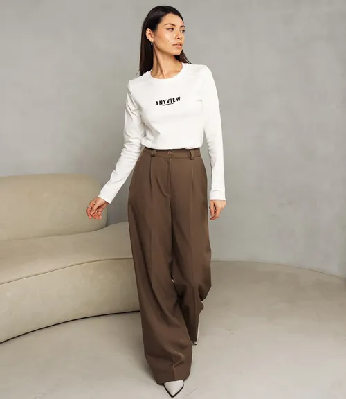 Лонгслив #КТ9072, молочный