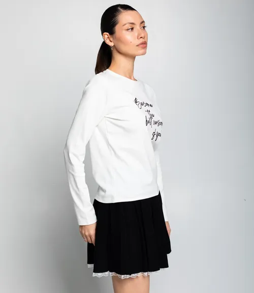 Лонгслив #КТ8921 (2), молочный