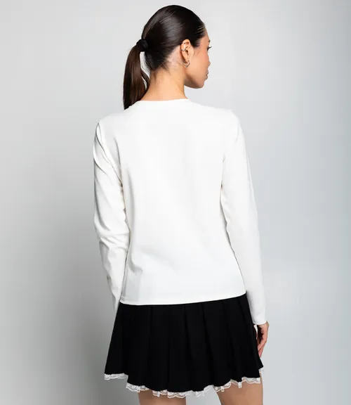 Лонгслив #КТ8921 (2), молочный