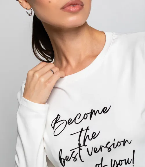 Лонгслив #КТ8921 (2), молочный