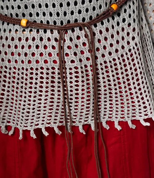 Лонгслив+топ #КТ2987, серый