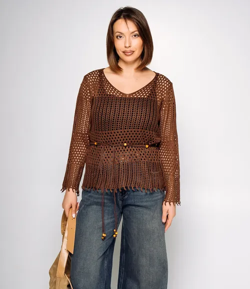 коричневый