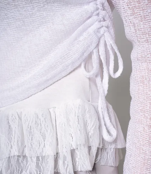 Лонгслив+топ #КТ305 (2), белый