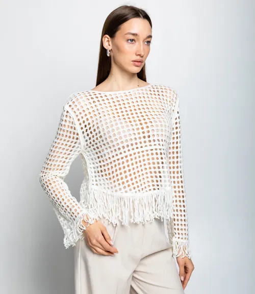 Лонгслив #КТ956 (3), молочный