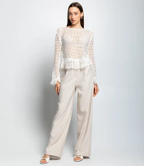 Лонгслив #КТ956 (3), молочный