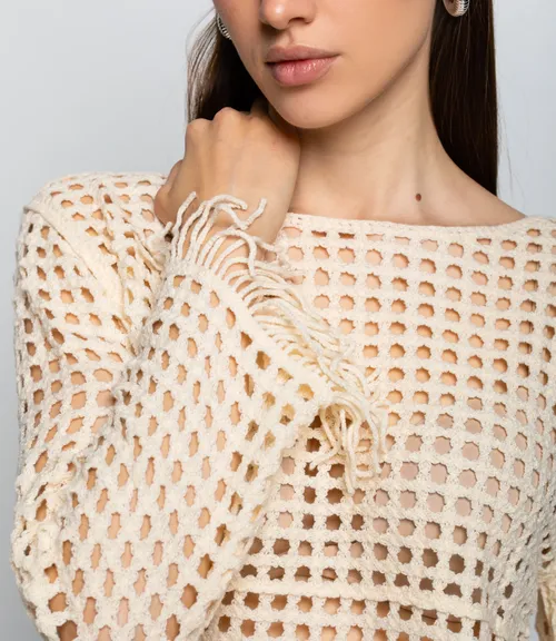 Лонгслив #КТ956 (3), кремовый