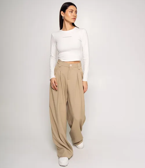 Лонгслив #КТ976, белый