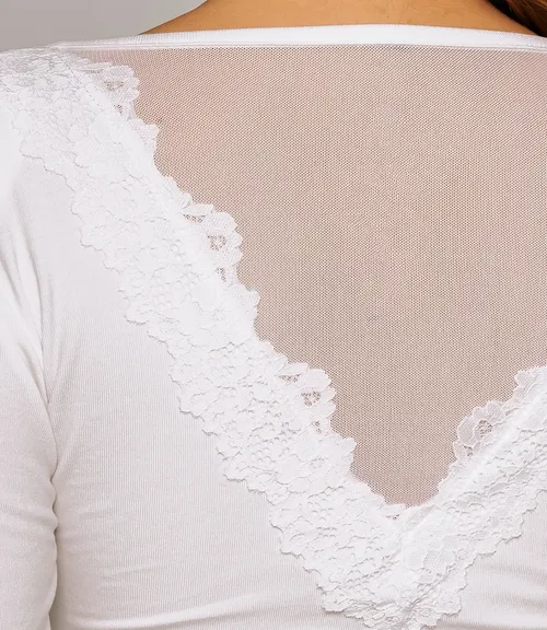 Лонгслив #КТ0140, белый