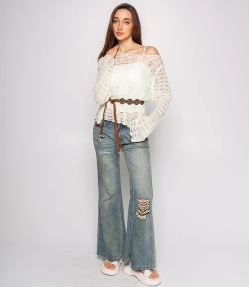 Лонгслив+топ #КТ2979, лайм