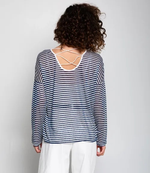 Лонгслив+топ #КТ8809 (2), тёмно-синий