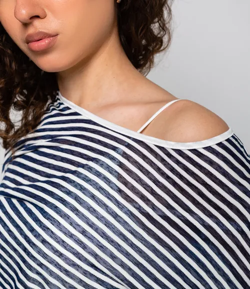 Лонгслив+топ #КТ8809 (2), тёмно-синий