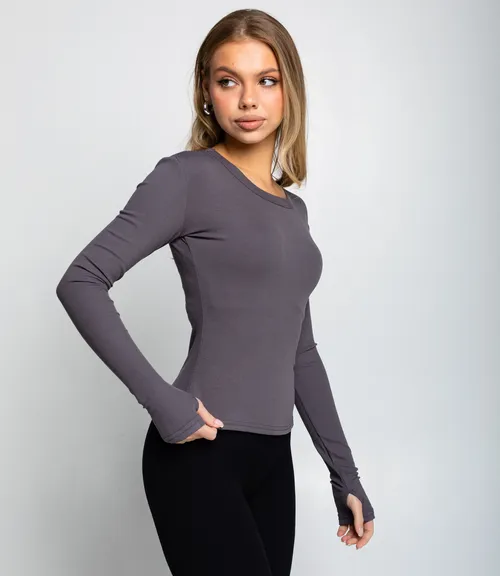 Лонгслив #КТ6889 (1), графит