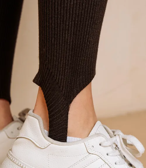 Леггинсы #КТ7002 (1), шоколадный