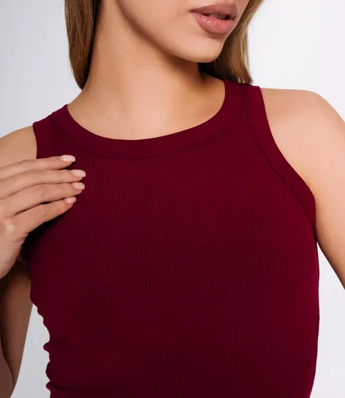 Майка #ОКТ1648, бордовый