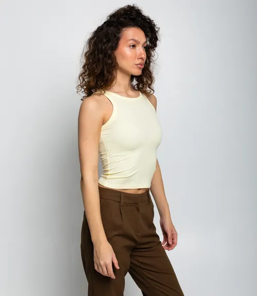 Майка #ОКТ1648, светло-жёлтый