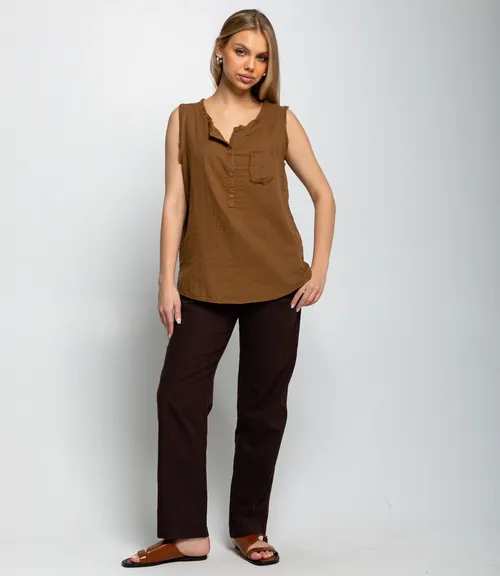 Майка #КТ5501 (1), коричневый