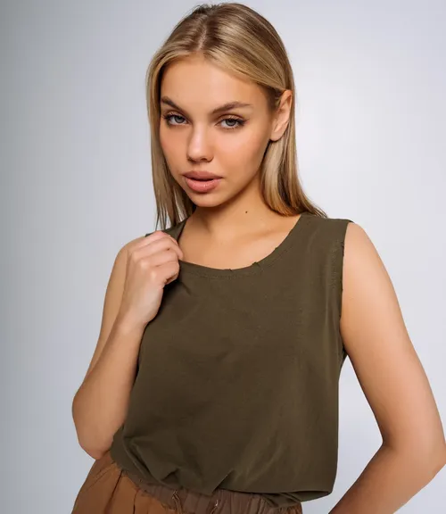 Майка #БШ2361, хаки