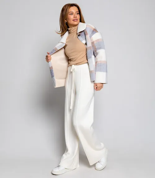 Брюки #КТ817 (1), молочный