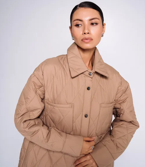 Куртка #БШ2771, бежевый