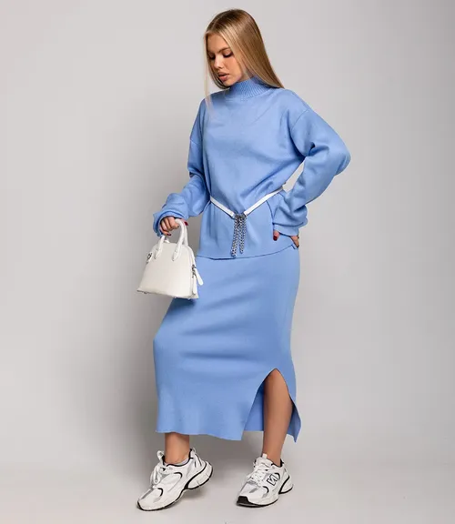 Костюм #КТ8249, голубой