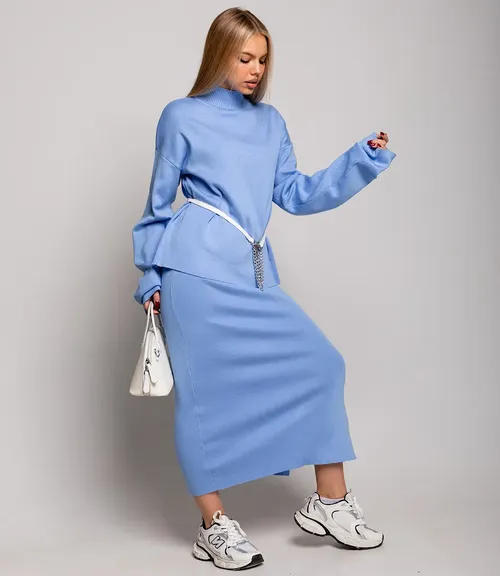 Костюм #КТ8249, голубой