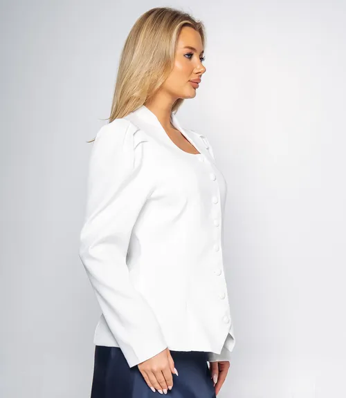 Жакет #КТ8203 (4), белый