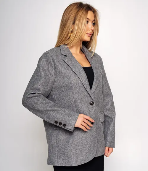 Пиджак #КТ55757, серый