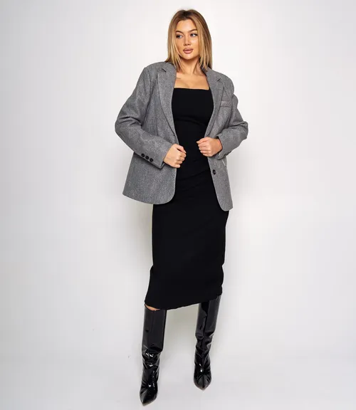 Пиджак #КТ55757, серый