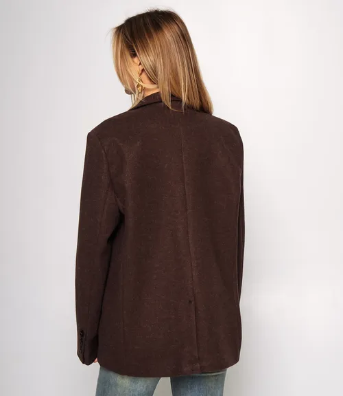 Пиджак #КТ55757, шоколадный
