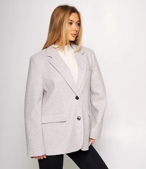 Пиджак #КТ55757, светло-серый