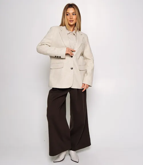 Пиджак #КТ55757, бежевый