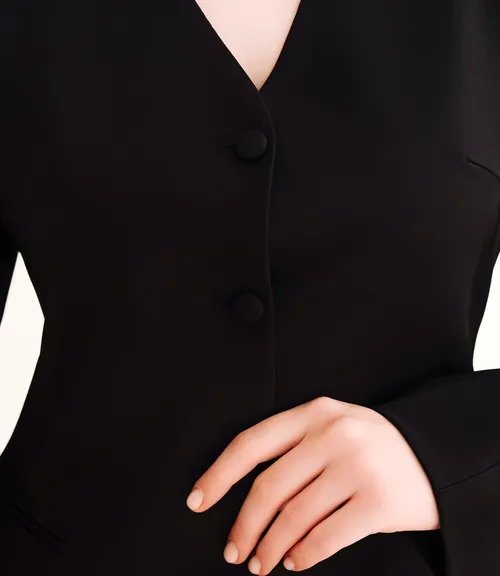 Жакет #КТ2905 (1), чёрный