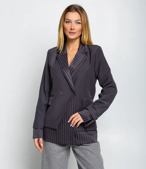 Пиджак #КТ926 (4), графит