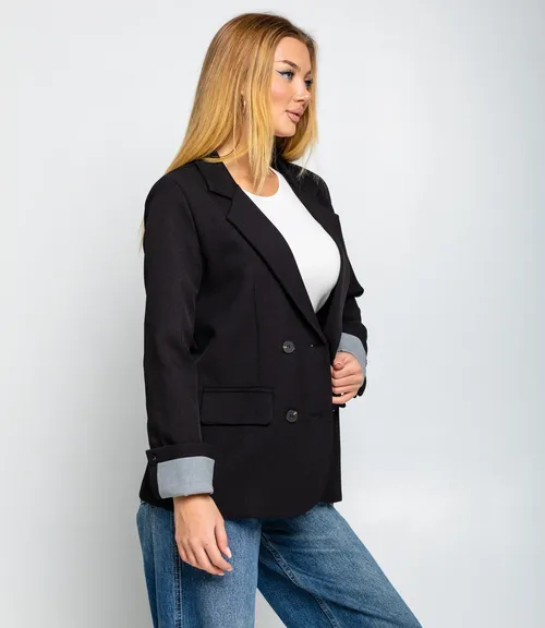 Пиджак #КТ8999, чёрный
