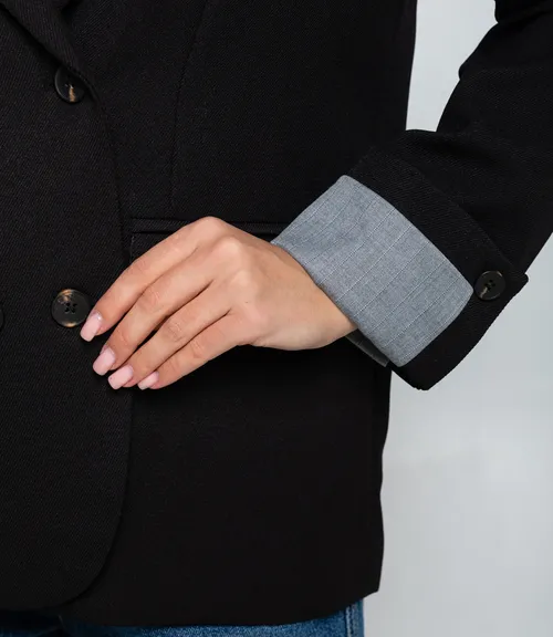 Пиджак #КТ8999, чёрный