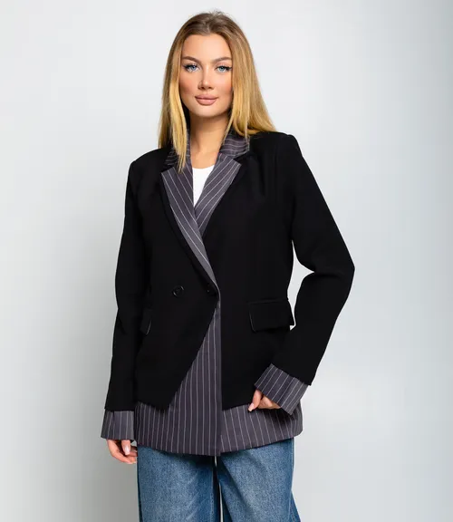 Пиджак #КТ926 (4), чёрный