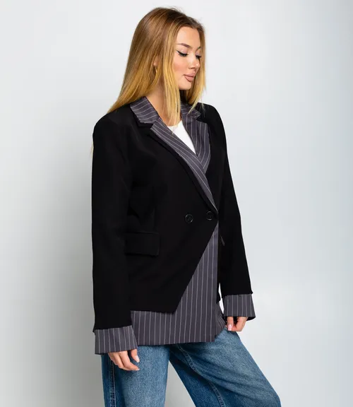 Пиджак #КТ926 (4), чёрный