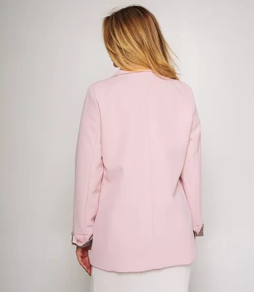 Пиджак #КТ8151 (1), пудровый