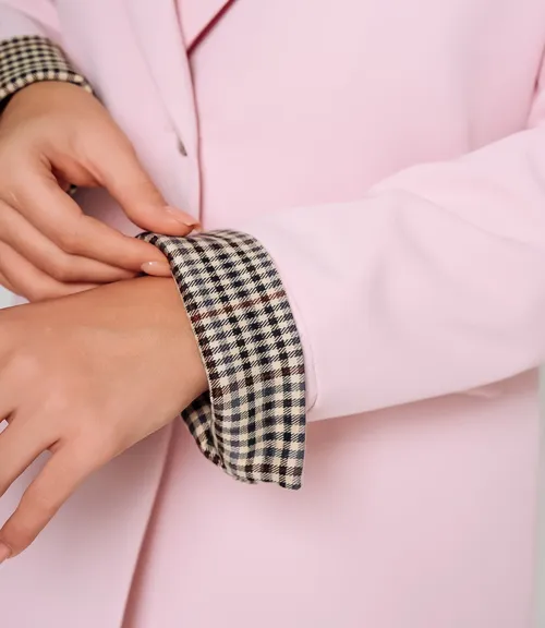 Пиджак #КТ8151 (1), пудровый