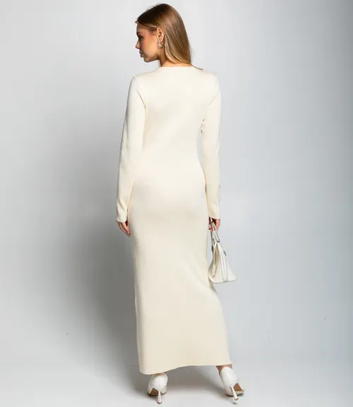 Платье #КТ25114, кремовый