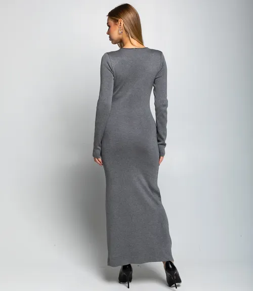 Платье #КТ25114, серый