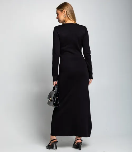 Платье #КТ25114, чёрный