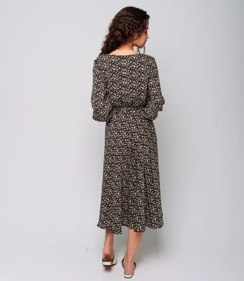 Платье #БШ1753, чёрный - фото 4