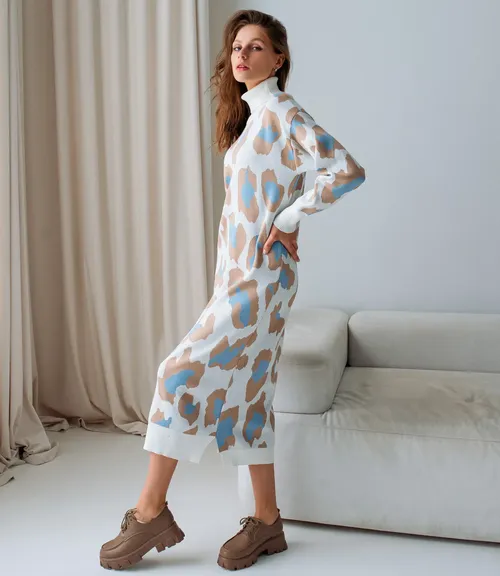 Платье #КТ7465, голубой