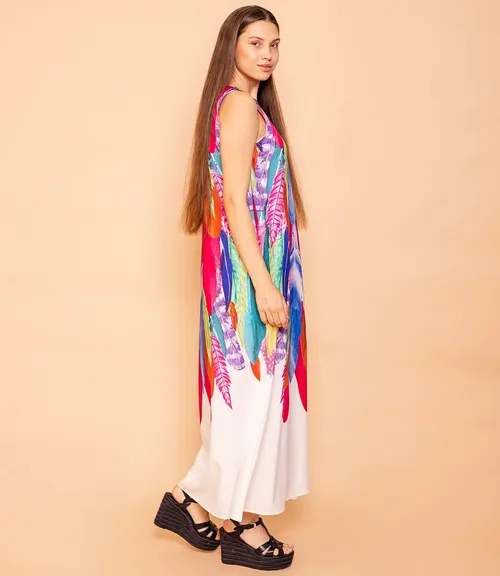 Платье #КТ97-3, мультиколор - фото 4