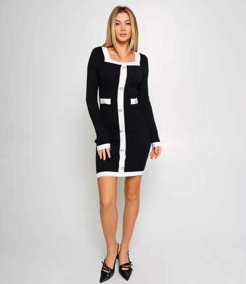 Платье #КТ5932, чёрный