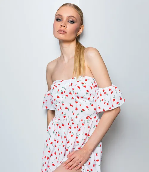 Платье #БШ2431, белый