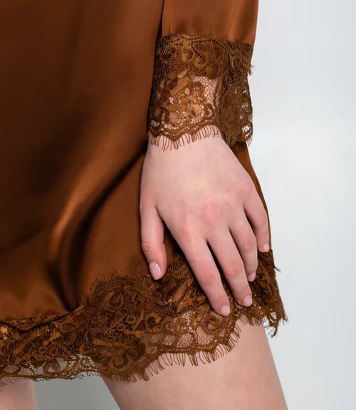 Платье #КТ982 (1), коричневый